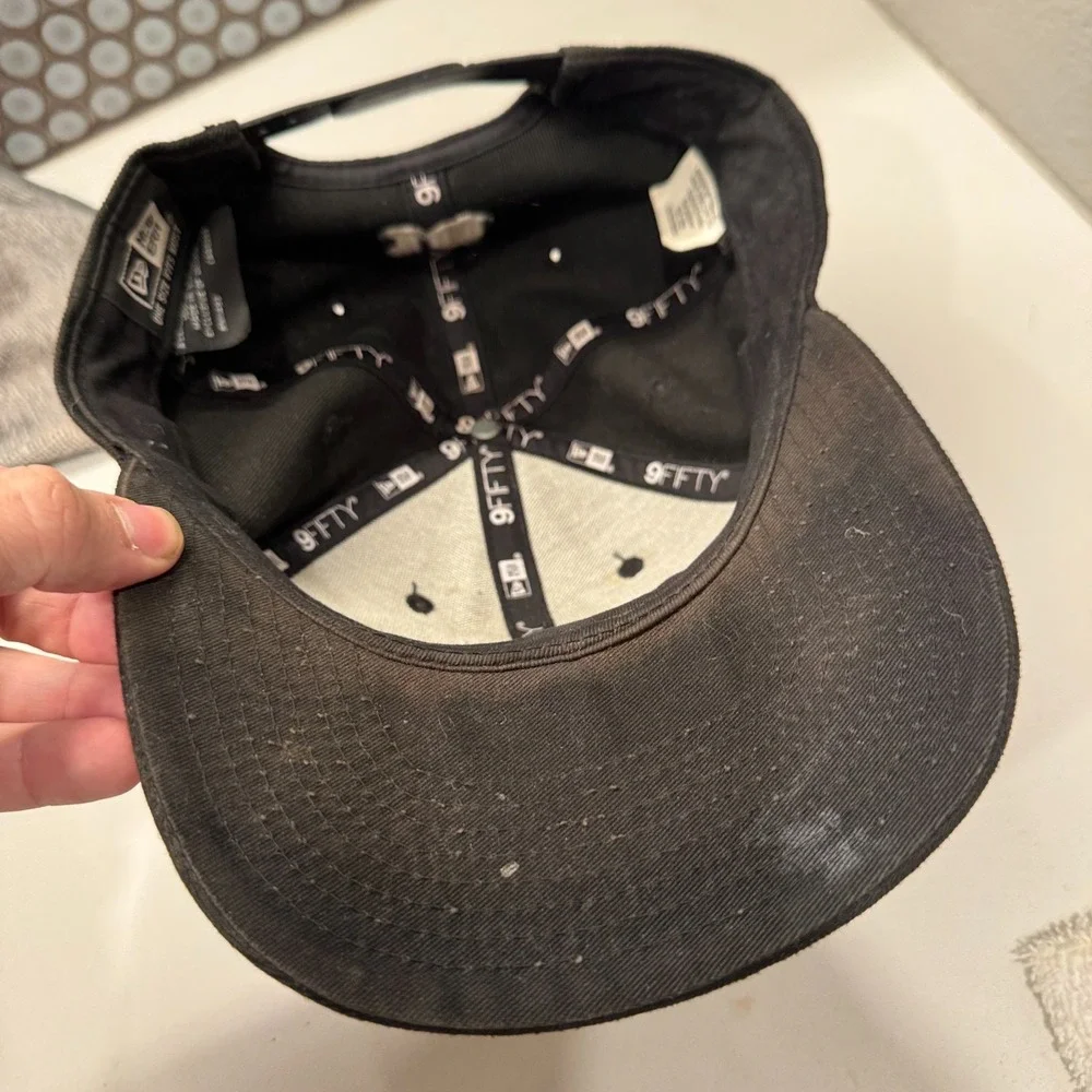 TENNESSEE Hat Cap Black New‎ Era Unknown Vintage Snapback Faded #10 T Logo Texas